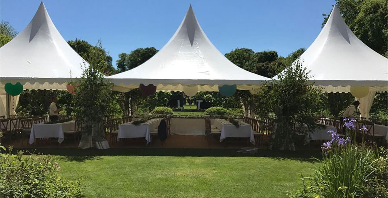 Photo of a marquee at 10 Castle Street