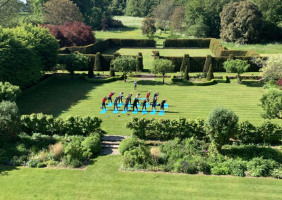 Photo of yoga in the grounds at 10 Castle Street