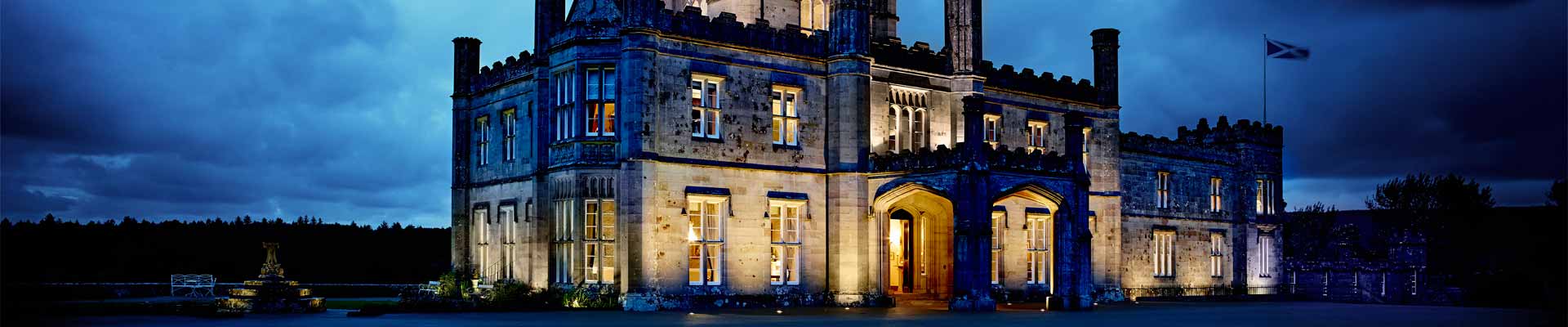 Blairquhan Castle evens looks stunning at night! Photo of Blairquhan Castle at night