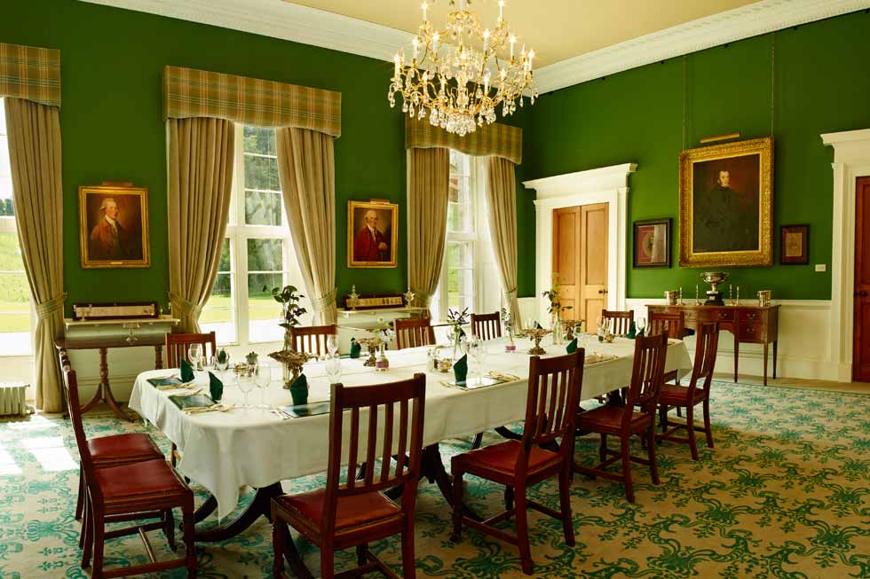 The dining room at Blairquhan Castle Photo of the dining room at Blairquhan Castle