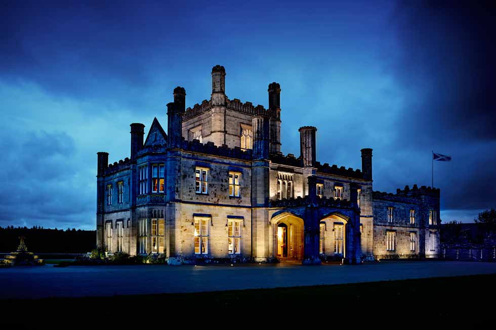 Lachlan Castle at night Photo of Lachlan Castle at night