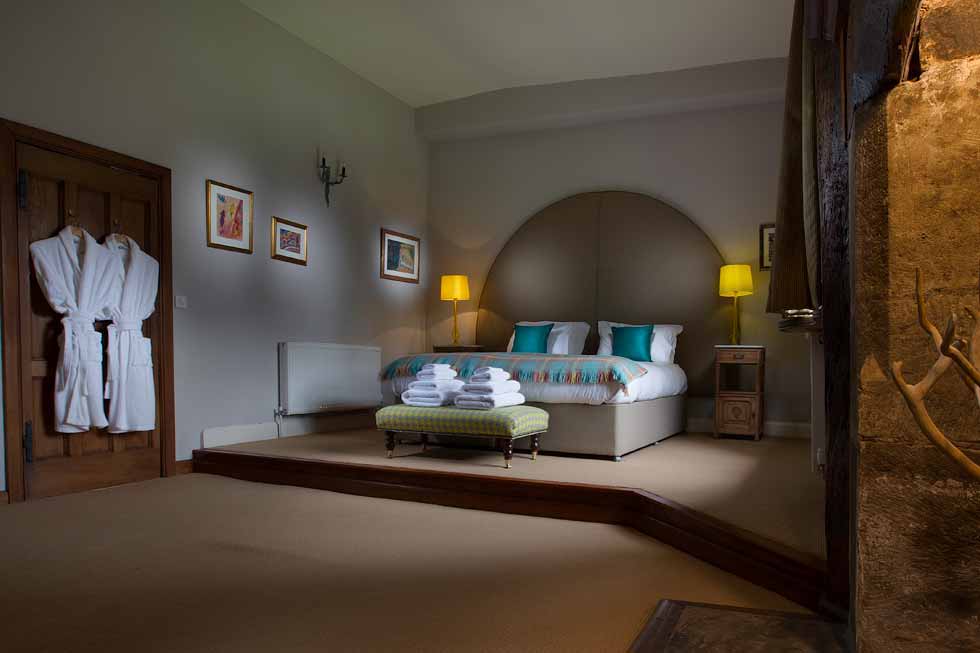 A stunning bedroom suite at Brinsop Court A stunning bedroom suite at Brinsop Court