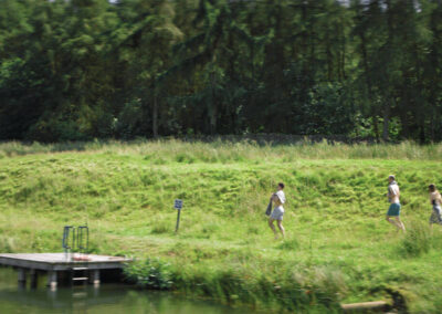 Photo of wild swimming at Broughton Hall