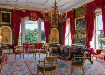 Photo of the Green Drawing Room at Broughton Hall 