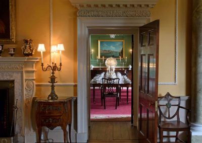 Photo of he Saloon into the Dining Room at Broughton Hall