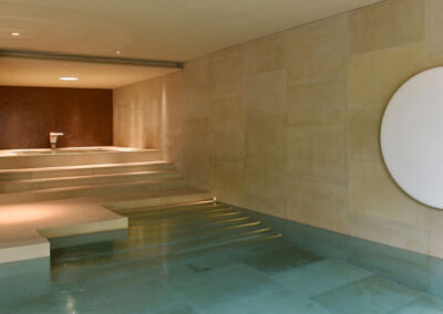 Photo of the indoor pool at Broughton Hall