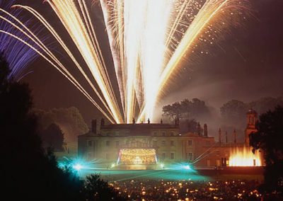 Photo of the fireworks at Broughton Hall 