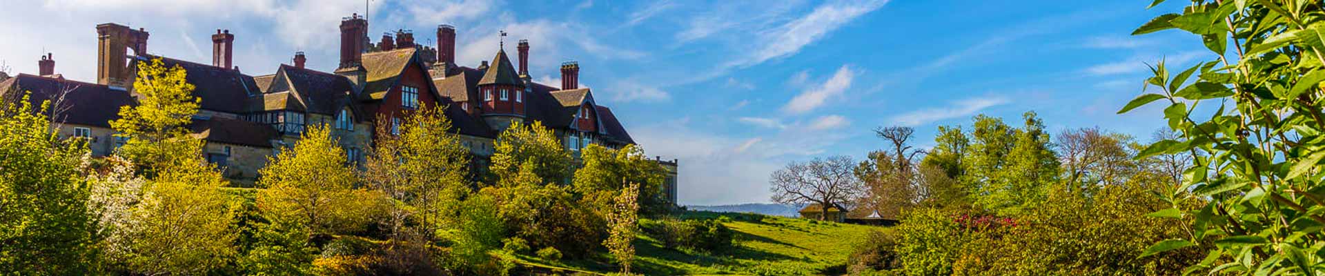 The stunning grounds of Cowdray House Image of the stunning grounds of Cowdray House