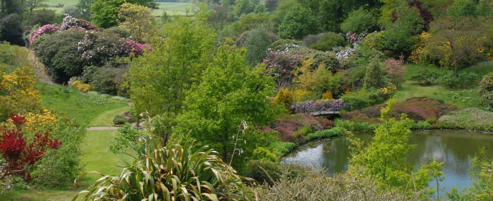 The gardens of Cowdray House The gardens of Cowdray House