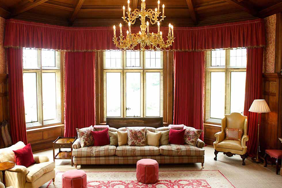 Cowdray House's stunning lounge Cowdray House's stunning lounge