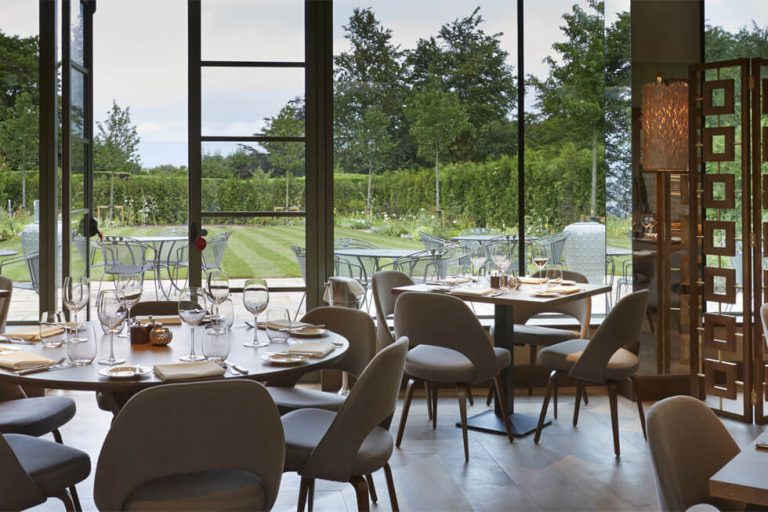 Photo of the main dining area at Dormy House