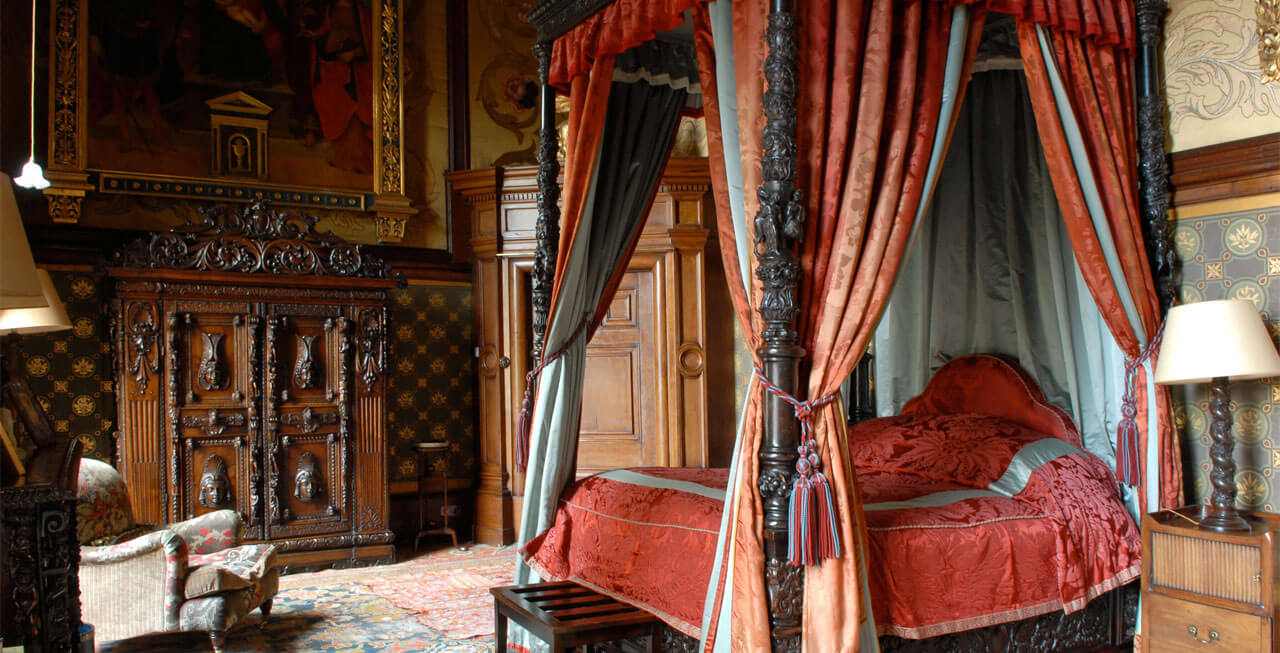 Photo of one of the bedrooms at Cambria Castle