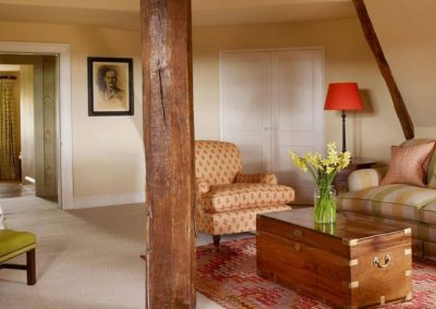 Photo of the Top Octagonal bedroom at Farleigh Wallop