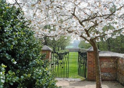 Photo of some of the gardens of Farleigh Wallop