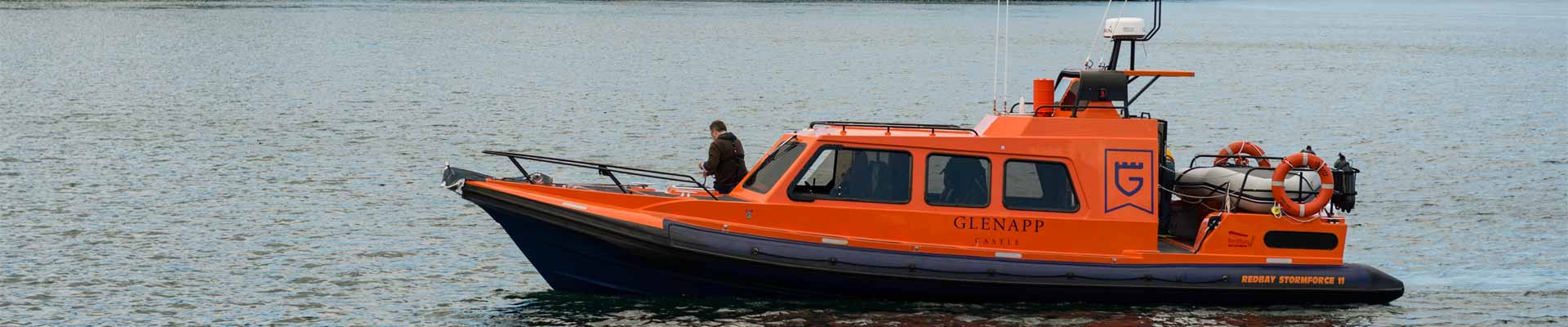 Glenapp Castle's boat, which you can use! Photo of Glenapp Castle's boat, which you can use!