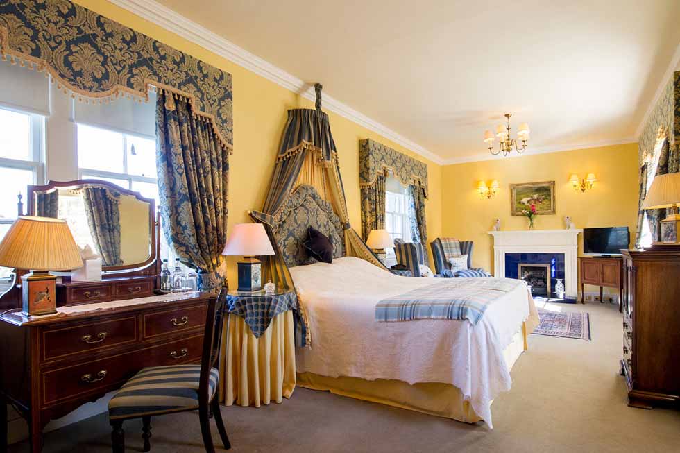 One of the beautiful bedroom suites at Glenapp Castle Photo of one of the beautiful bedroom suites at Glenapp Castle