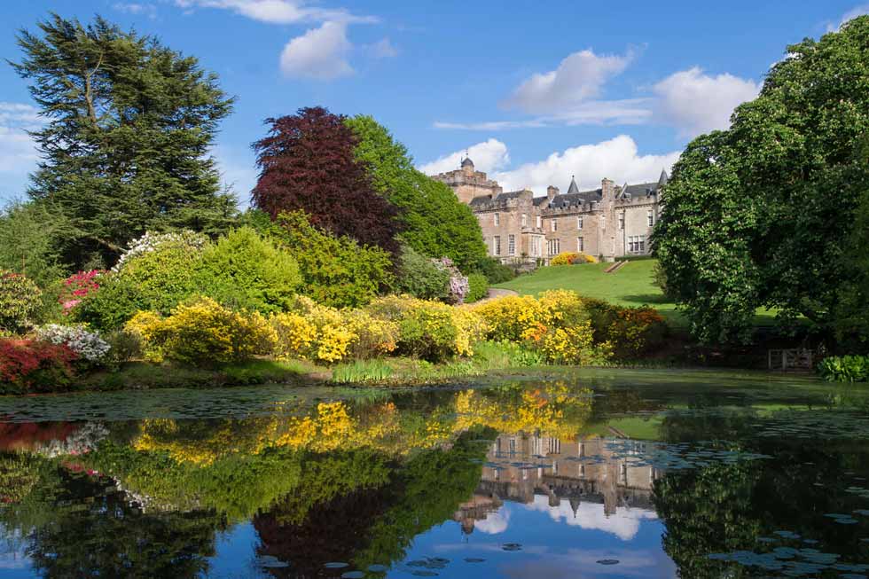 Some of the beautiful gardens at Glenapp Castle Photo of some of the beautiful gardens at Glenapp Castle