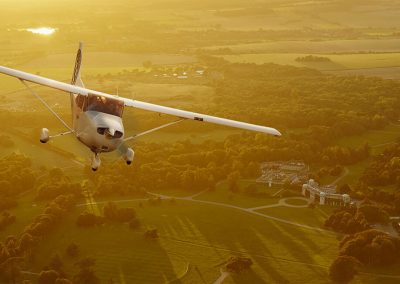 Photo of flying lessions overlooking Goodwood estate