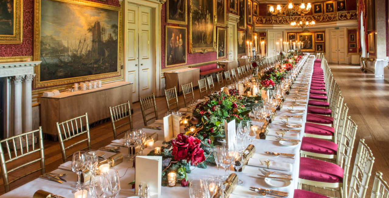 Photo of the main dining room at Goodwood House