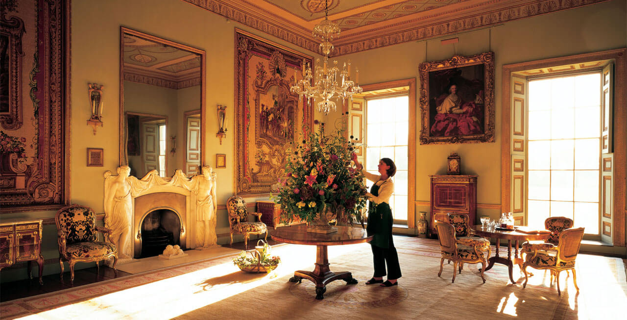 Photo of the Tapestry Drawing Room at Goodwood House