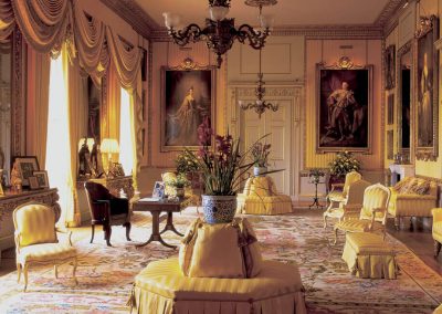 Photo of one of the reception rooms at Goodwood House