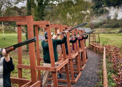 Photo of clay pigeon shooting at Goodwood