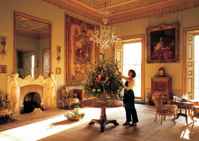 Photo of one of the luxurious rooms at Goodwood House