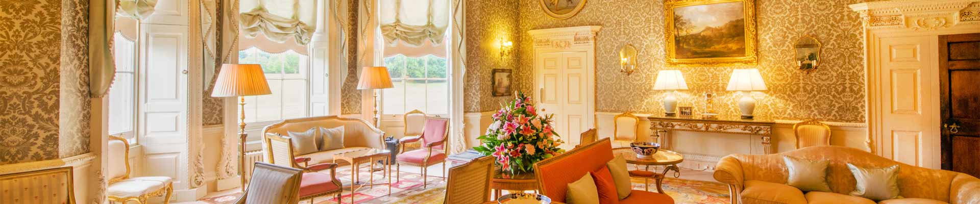One of Hartwell House's reception rooms Image of one of Hartwell House's reception rooms
