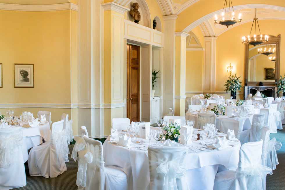 Hartwell House is perfect for your wedding day Image of a wedding at Hartwell House