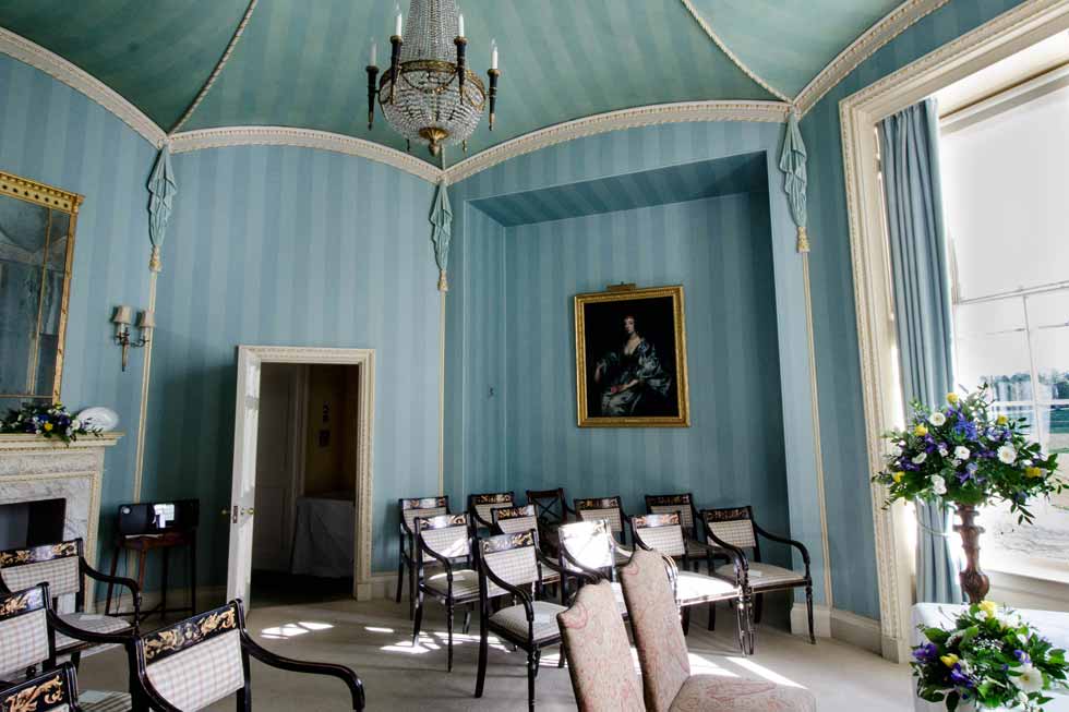 The Octagon room at Hartwell House Image of the Octagon room at Hartwell House