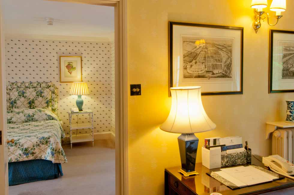 All the bedrooms are finished to a high standard Image of a bedroom at Hartwell House