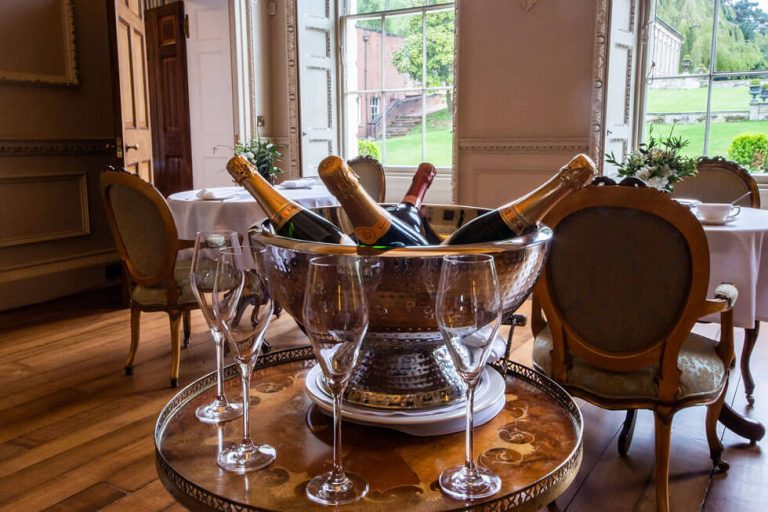 Photo of drinks at Hawkstone Hall
