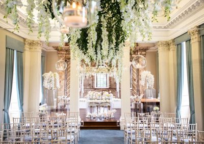 Photo of a wedding at Hawkstone Hall