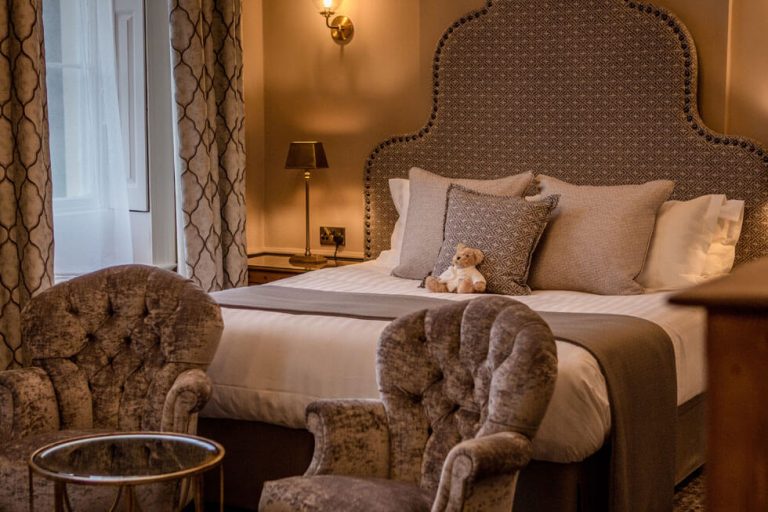 Photo of one of the Classic bedrooms at Hawkstone Hall