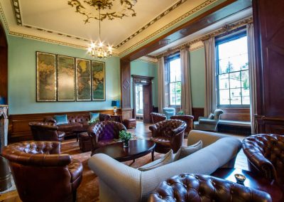 Photo of the lounge at Hawkstone Hall