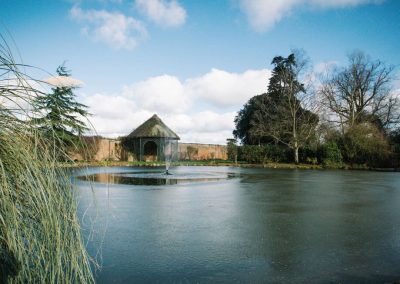 Photo of the lake at Hawkstone Hall