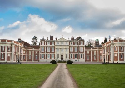 Photo of the front of Hawkstone Hall