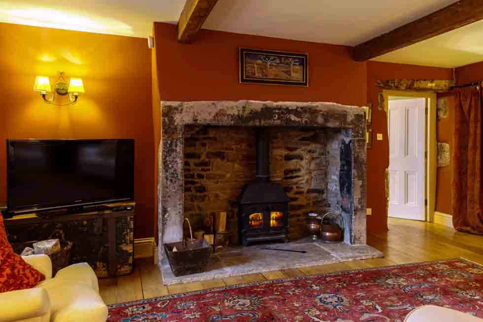 Beautiful fireplace at Higher Scarcliffe Beautiful fireplace at Higher Scarcliffe