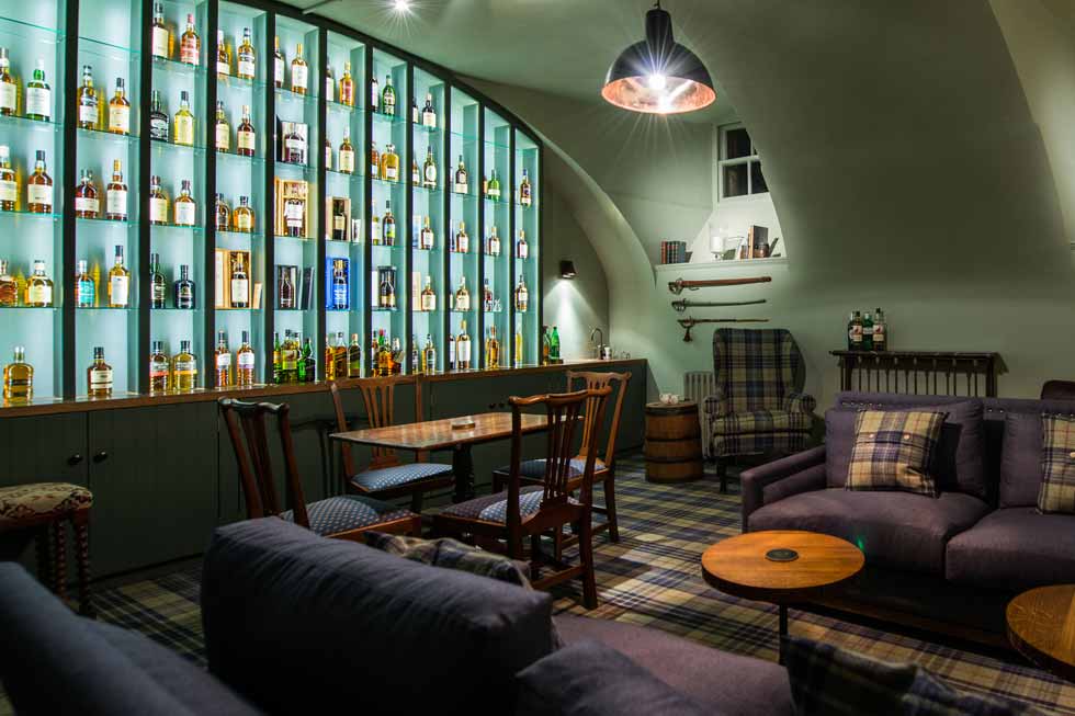 If you enjoy your Whisky then the Whisky Lounge at Kinross House is for you! Photo of the Whisky Library at Kinross House