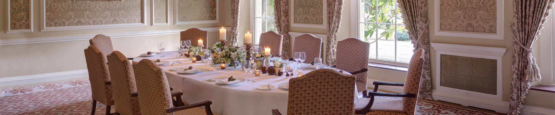One of the many available rooms at Lucknam Park Photo of one of the function rooms at Lucknam Park