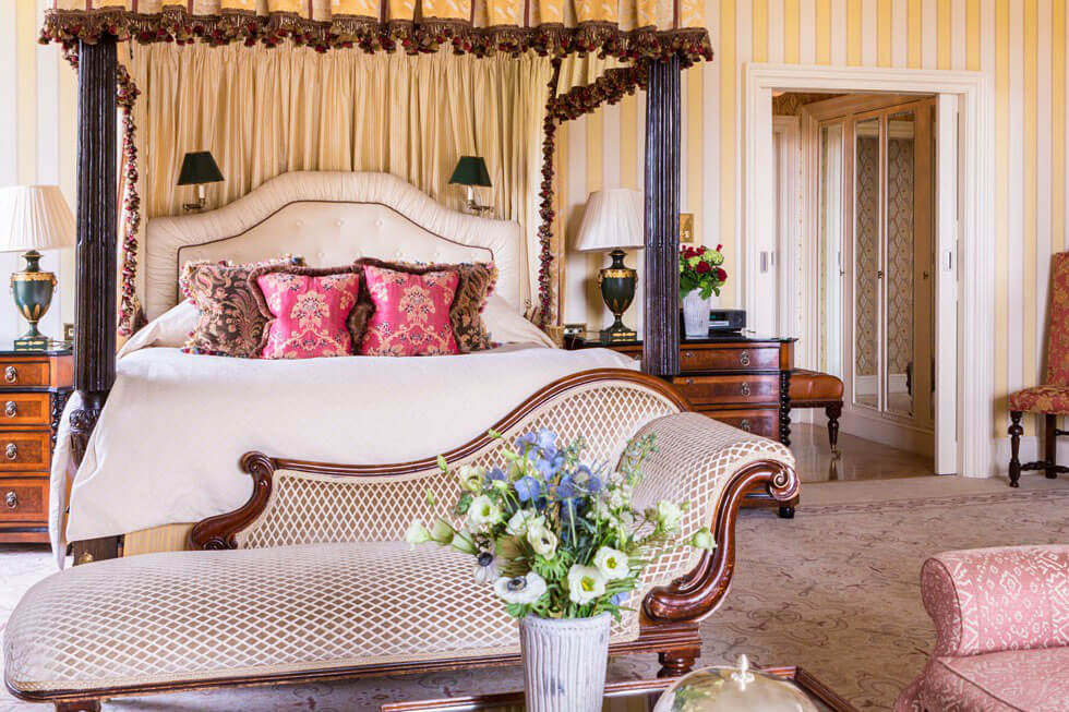 One of the large bedroom suites at Lucknam Park Photo of one of the large bedroom suites at Lucknam Park
