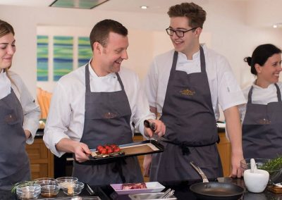 Photo of the chefs at Lucknam Park