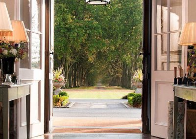 Photo looking out of Lucknam Park