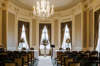 Photo of one of the reception rooms at Luton Hoo