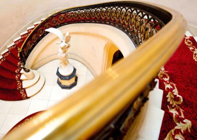 Photo of the stairs at Luton Hoo