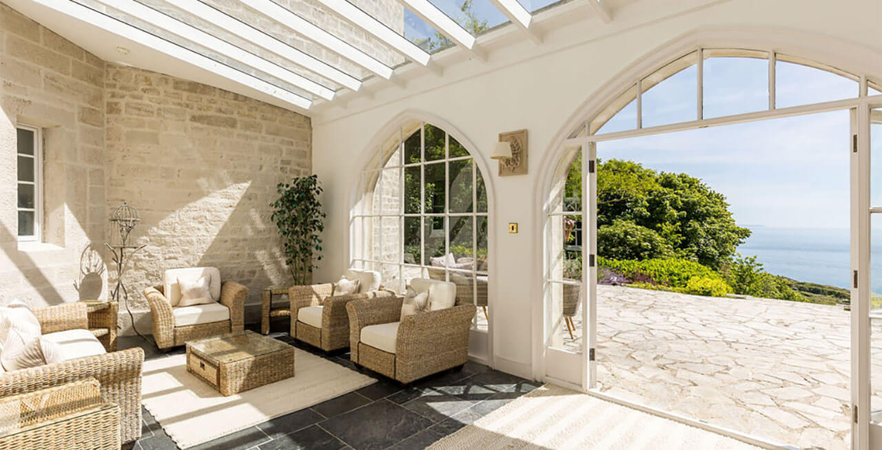 Photo of the orangery or pool at Pennsylvania Castle Estate