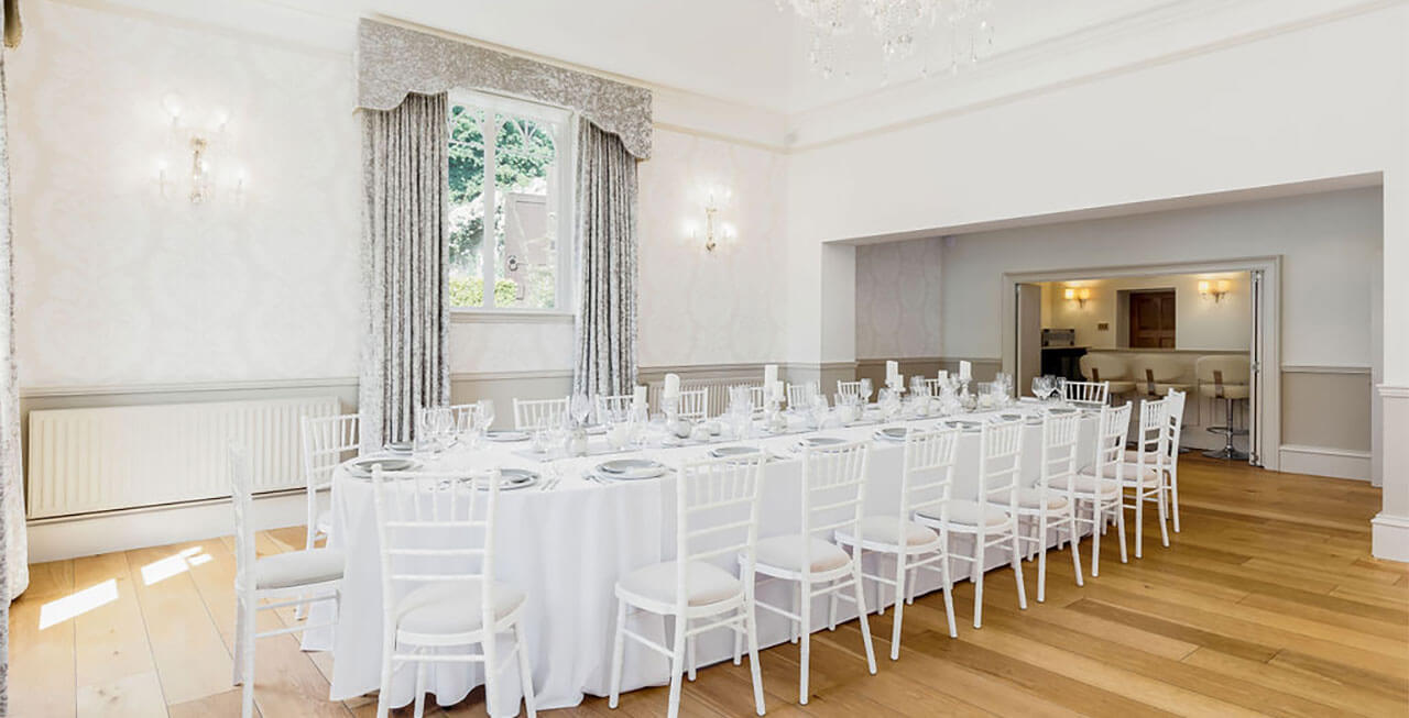 Photo of the Dining Room and Drawing Room at Pennsylvania Castle Estate