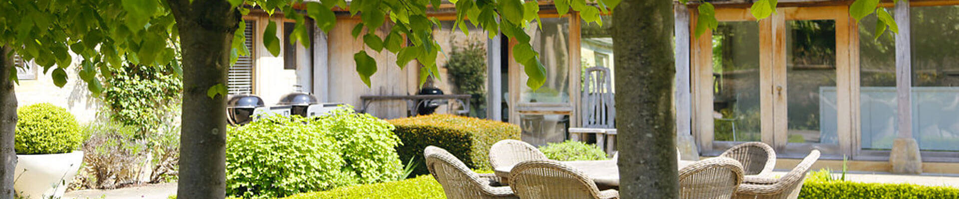 Some of the outside space at Temple Guiting Barn Photo of some of the outside space at Temple Guiting Barn