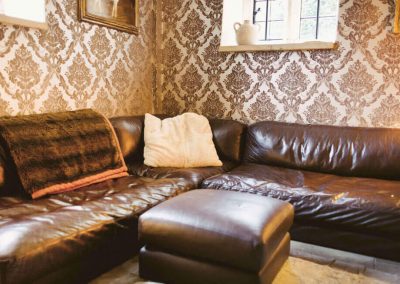 Photo of the sitting room at Temple Guiting Manor