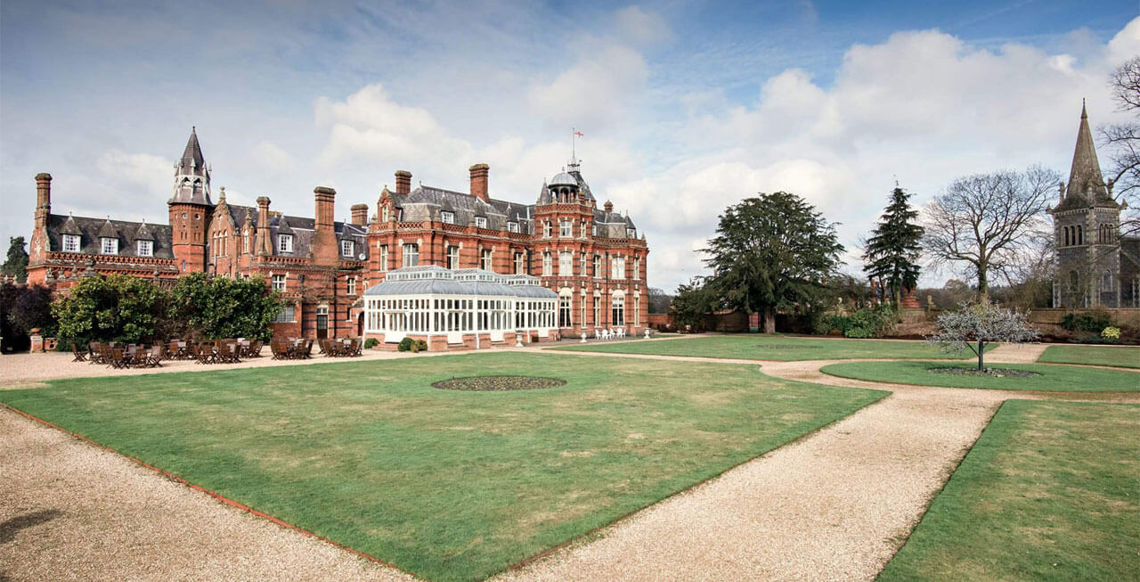 Photo of the rear of The Elvetham and grounds